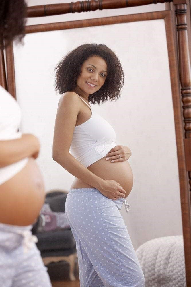 Alterações nos seios durante a gravidez.